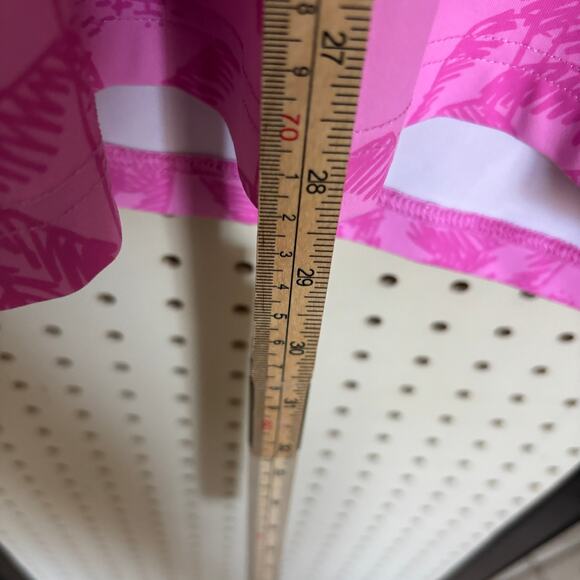 Chubbies Polo Pink Palm Leaf Performance Stretch Golf - Men's M - Picture 6 of 6